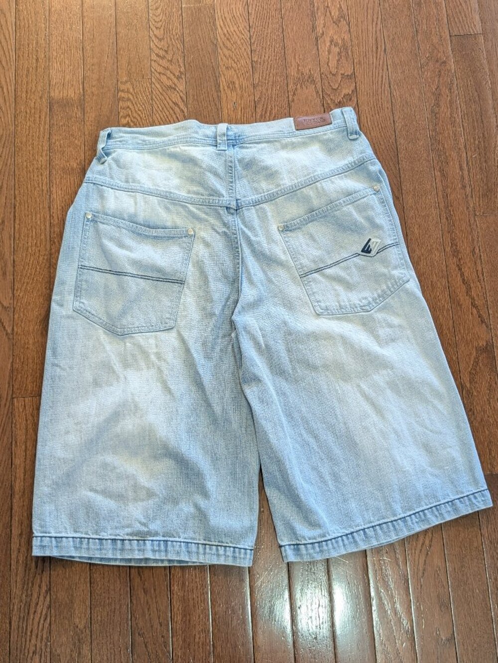 Y2K Baggy Enyce Embroidered Denim Jorts - Size 34